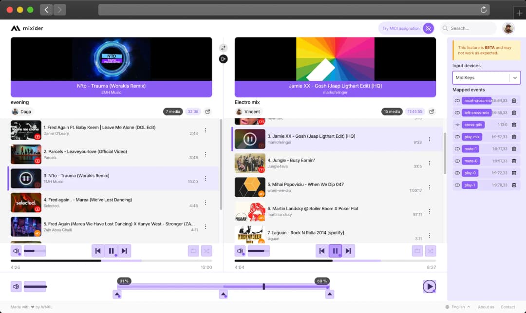 MIDI Controller Integration