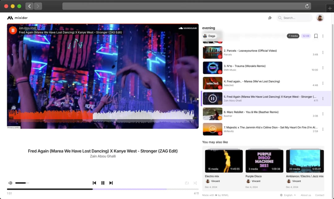 Curated and Custom Playlists